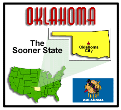 Oklahoma Map Box